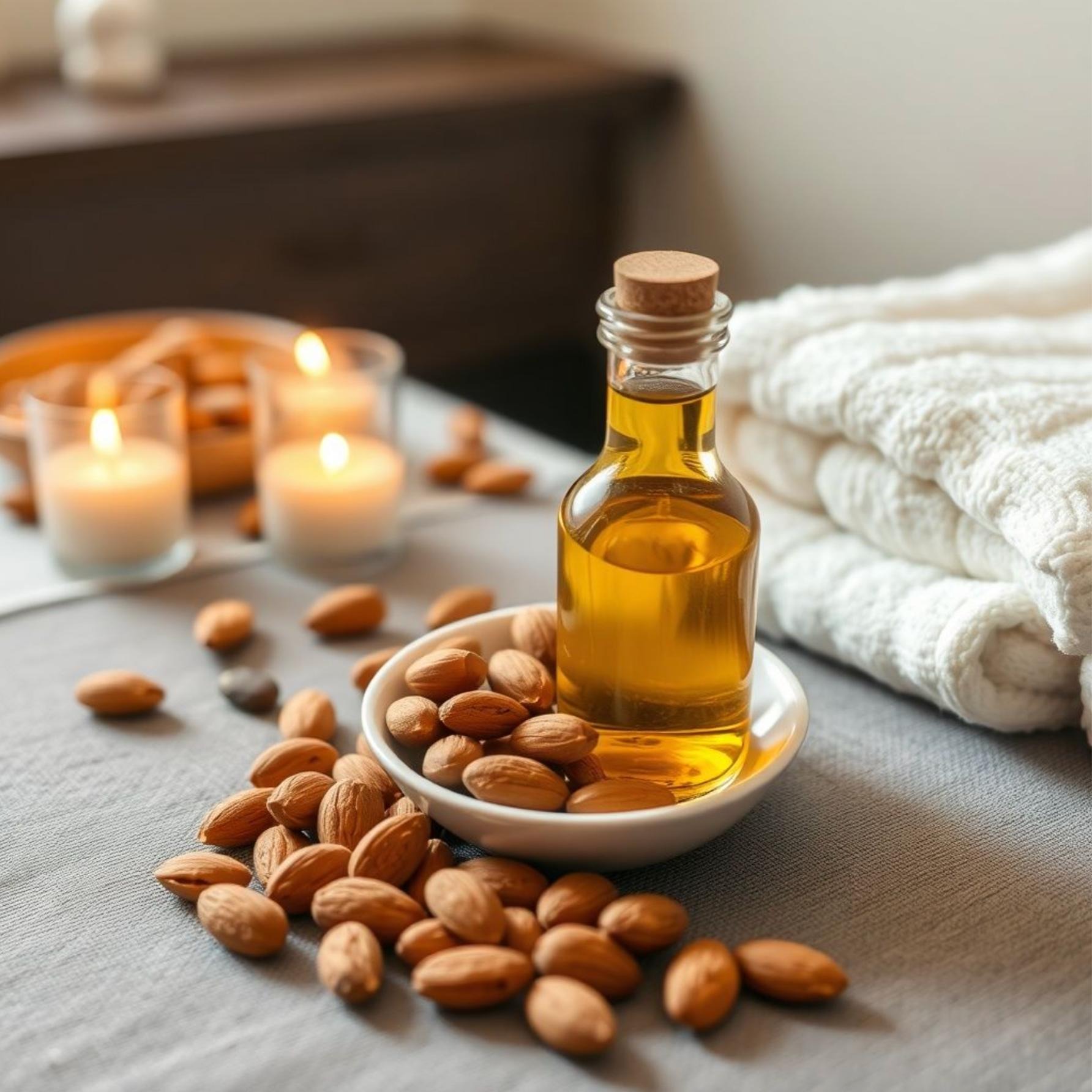 Natural Almond Oil Massage