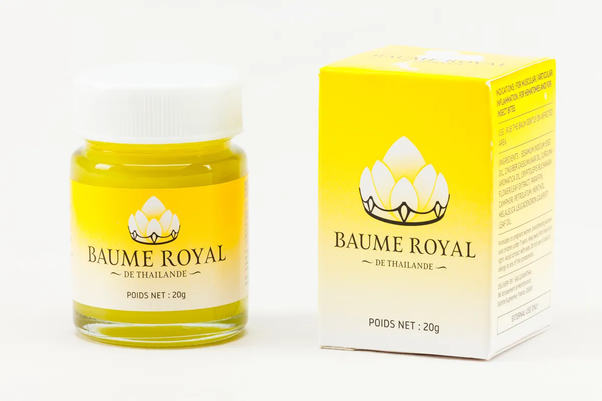 Baume royal de Thaïlande utilisé comme baume de confort